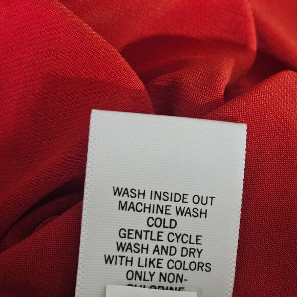 Banana Republic Orange Sleeveless Blouse Size XL - Picture 5 of 5